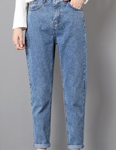 Vải jean may quần baggy nữ 11 Oz