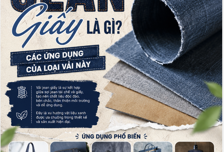 Vải Jean Giấy Là Gì? Các Ứng Dụng Của Loại Vải Này