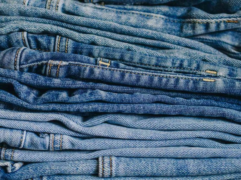 nhận biết vải denim 100% cotton
